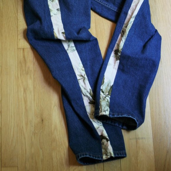 Embellished Jeans - Levi's 517 Size 34W - Picture 2 of 4